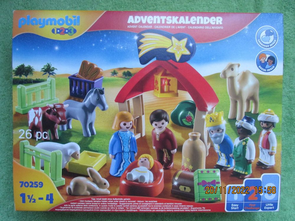 playmobil adventskalender 123 "Weihnachtskrippe" Acheter sur Ricardo