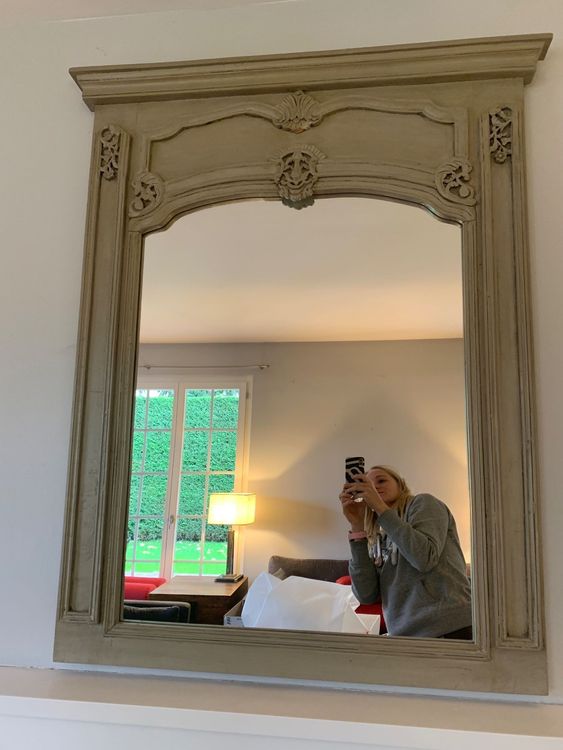 Miroir Rond Mural 50cm Avec Cadre Perles Métal – Déco Moderne Pour Salon, Chambre, Salle De Bain, Entrée - 11