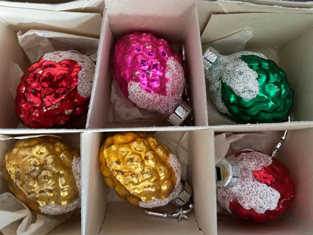12 Weihnachtskugeln Kugeln DDR bunt gemischt 50d Kaufen auf Ricardo