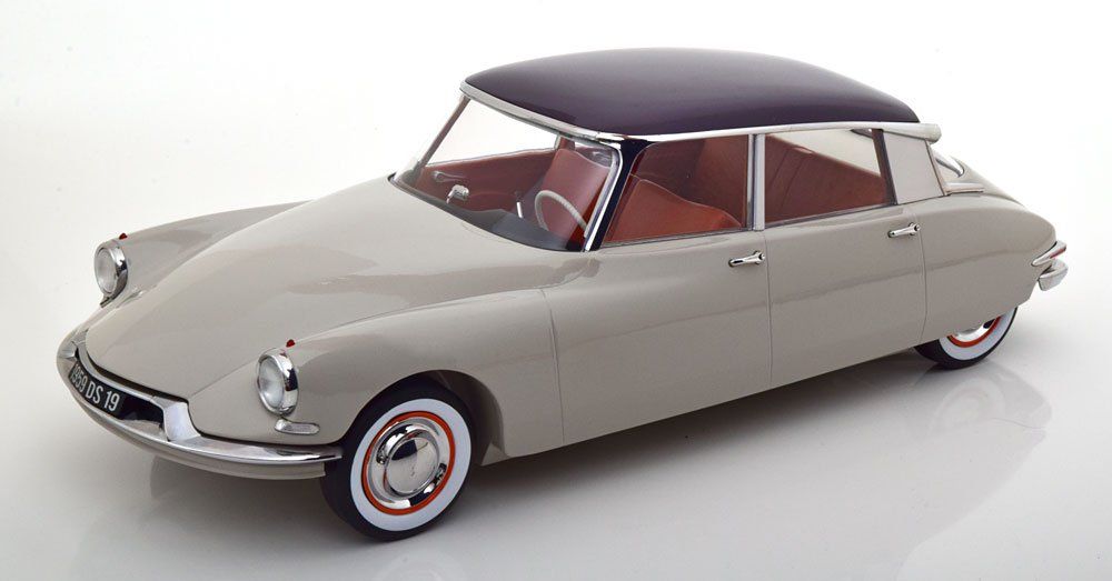 NOREV - Citroën DS 19 1/43 - Couleur Blanc Et Aubergine - Dans Sa Boîte