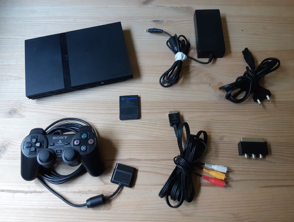 SONY Playstation 2 PS2 SLIM mit Zubehör | Kaufen auf Ricardo