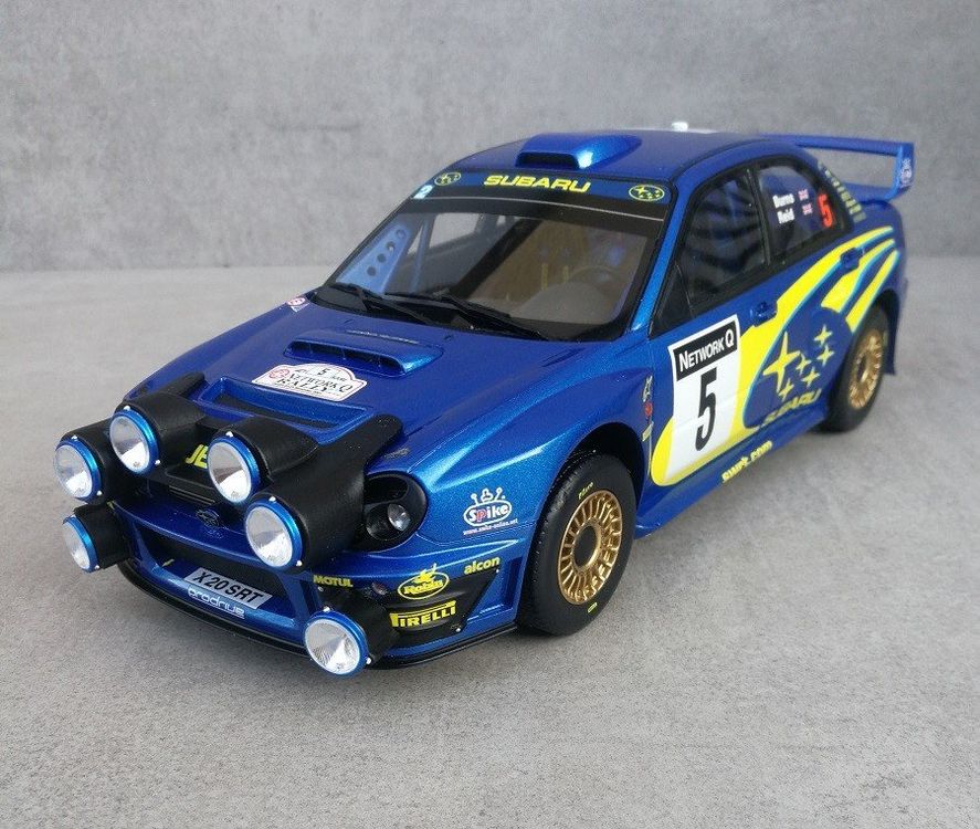 Subaru Racing Ramp Rampe de phares Subaru Impreza WRC 2001 1/18 | Comprare su Ricardo
