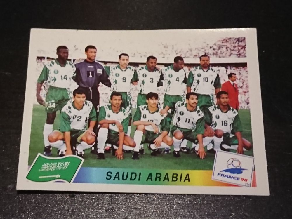 Panini World cup 1998 Saudi Arabia team 192 oiginal Kaufen auf Ricardo