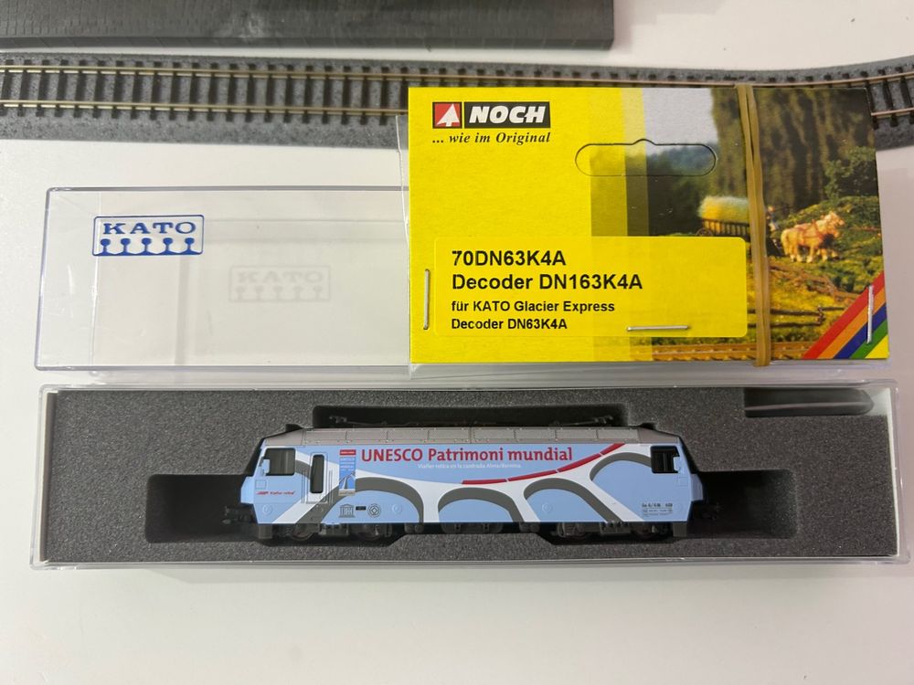 Kato RhB Lokomotive GE4/4-III 650 UNESCO Welterbe Spur N | Kaufen auf ...