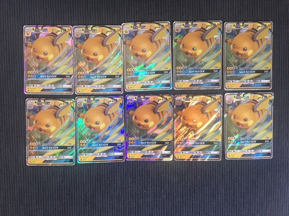 Pokemon 10x Raichu Gx Sammlung Hidden Fates Promo Kaufen Auf Ricardo