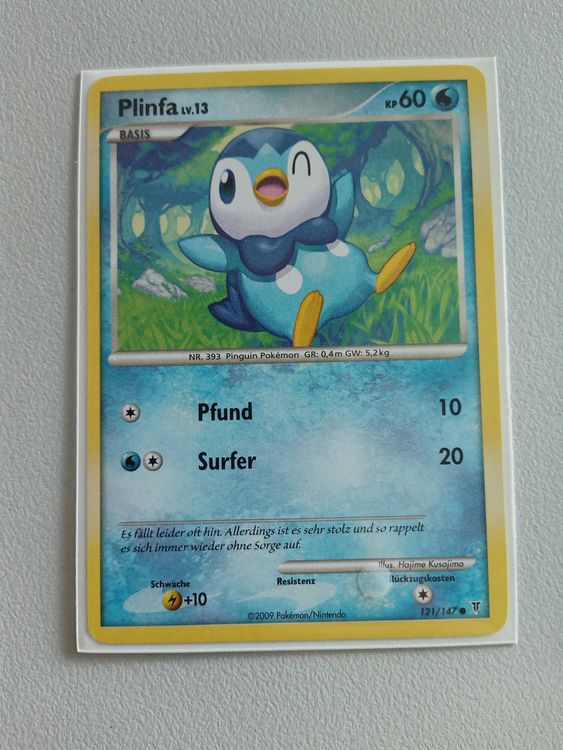 Plinfa Lv. 13 - Pokemon Retrokarte 1