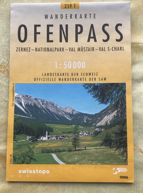 WANDERKARTE 1:50000 OFENPASS 2006 | Kaufen Auf Ricardo