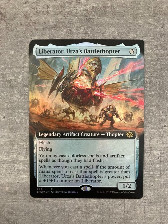 Foil Extended Art Liberator, Urza's Battlethopter The Brothe Kaufen
