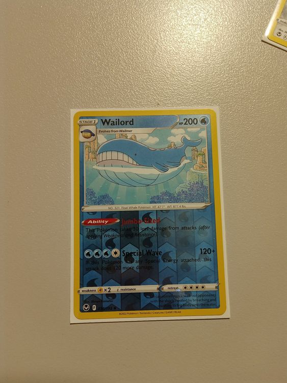 Wailord Reverse Holo 1