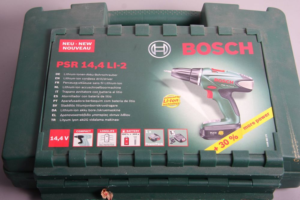 bosch psr 14 4 li 2 blinkt 3 mal