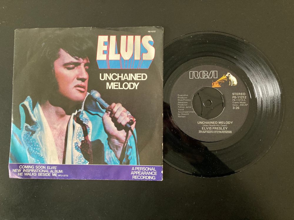 Elvis Presley Single Unchained Melody Usa Kaufen Auf Ricardo 0131