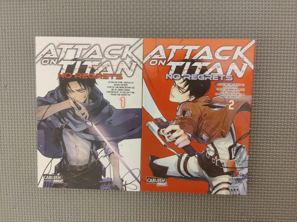Attack On Titan Manga Deutsch Online Lesen Attack on Titan No Regrets Manga Deutsch Band 1 + 2 komplett | Kaufen