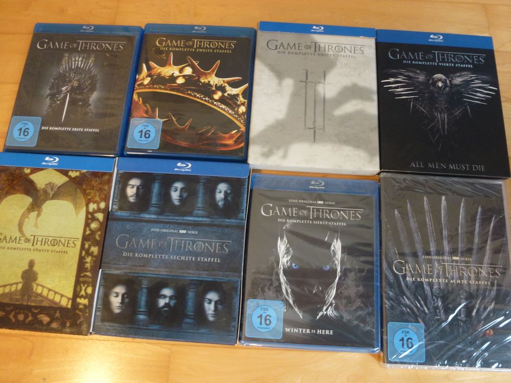 Game Of Thrones 18 Komplette Serie!!! (BluRay + DVD) Kaufen auf Ricardo
