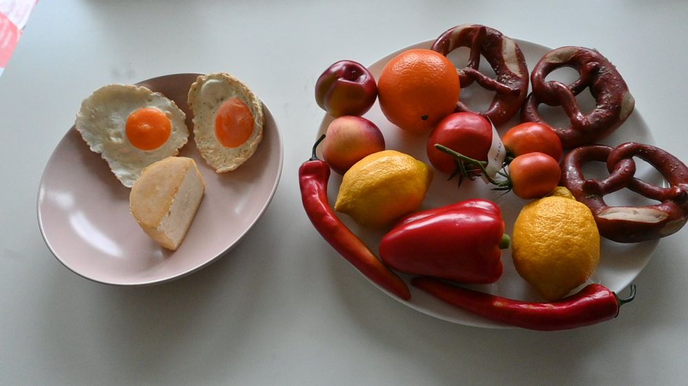 Deko Ton: Früchte, Gemüse, Eier und Käse | Kaufen auf Ricardo