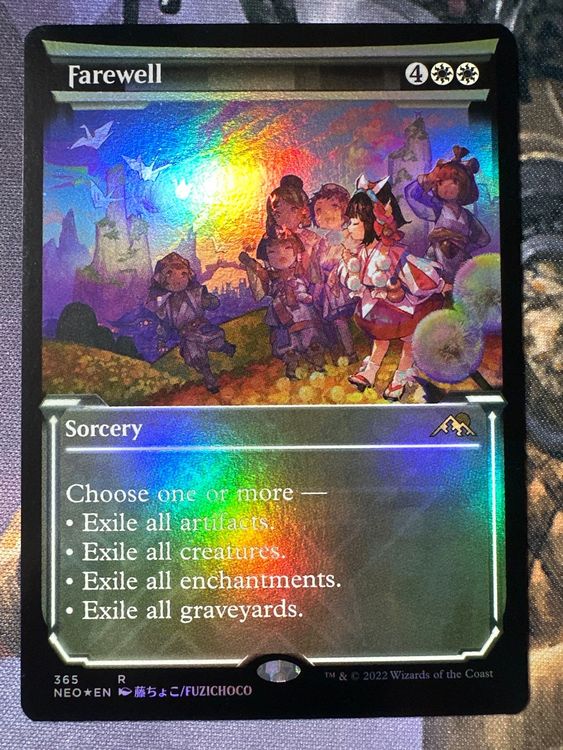Farewell (NEO-365) - rare: (Showcase) - Foil