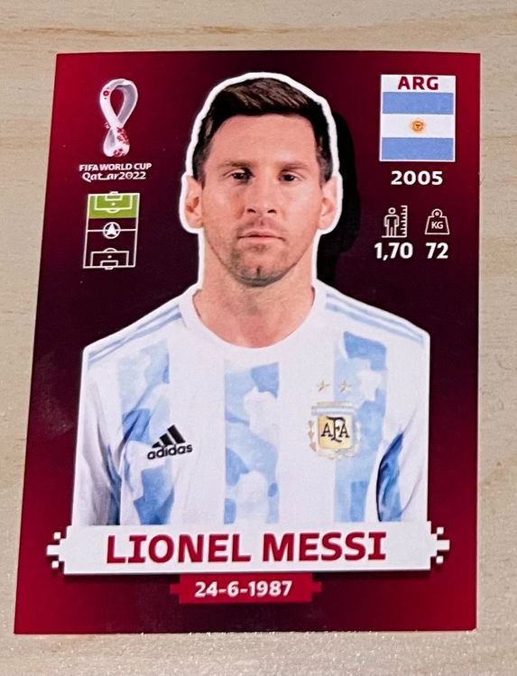 Carte Panini Donruss 2022-23 #10 - Lionel Messi (Argentine) - Non Gradée