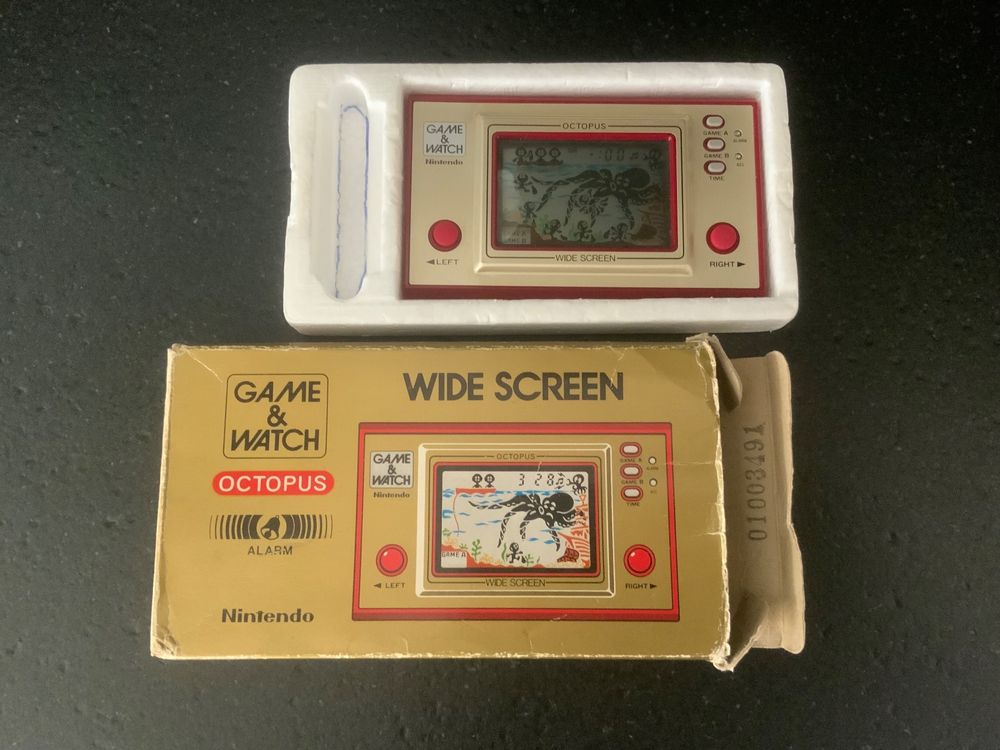 Nintendo Game Watch Octopus 1981 Boxed Kaufen Auf Ricardo