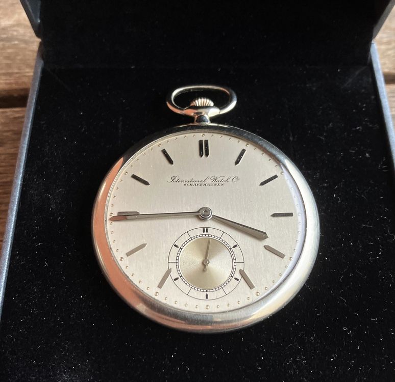 taschenuhr weissgold