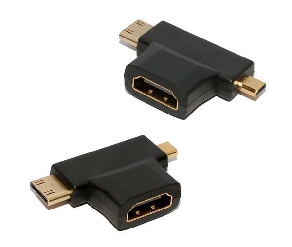 mini/micro Adapter HDMI Buchse auf HDMI 1