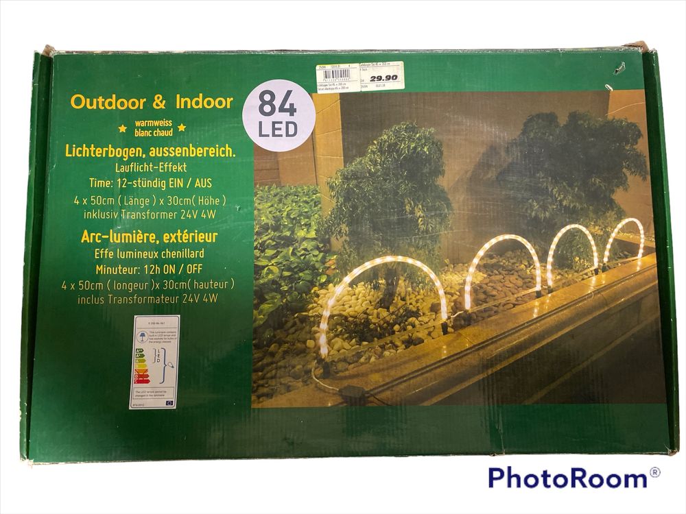 Weihnachtsbeleuchtung / 4 x Lichterbogen für innen u. aussen Kaufen