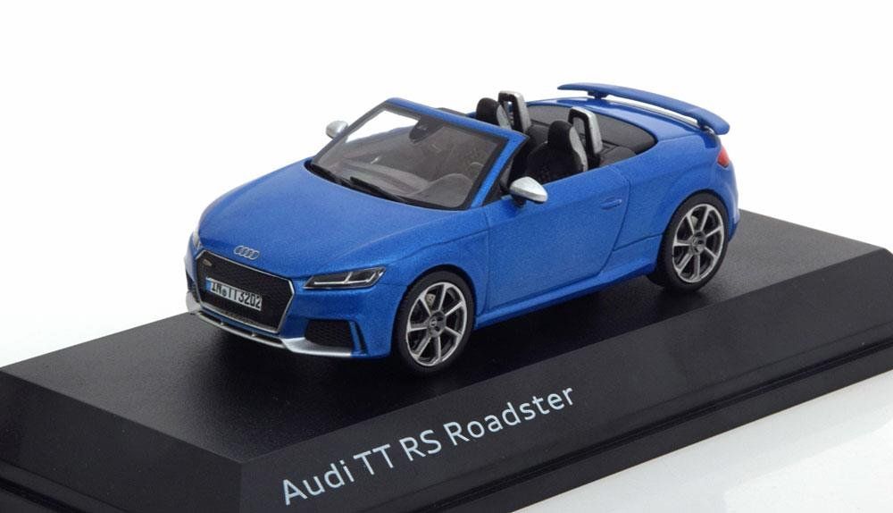 Modèle Réduit Audi TT RS Roadster 1:43 - IScale, Bleu Arabe - 13