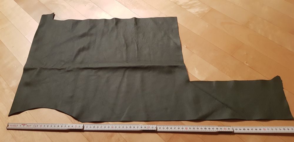 KEMTAT Crazy Horse Leder 1mm - Natur Rindsleder Für DIY Gürtel & Taschen