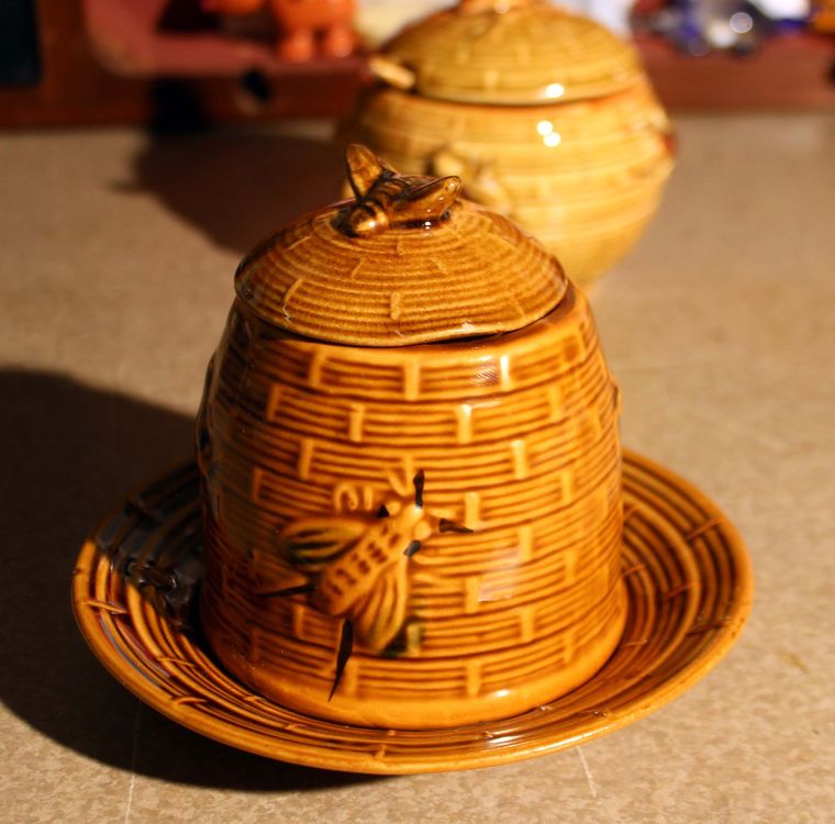Honigtopf Honig Bienenkorb Porzellan oder Keramik | Kaufen auf Ricardo