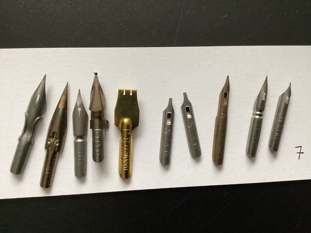 Brause Kalligraphie Federn Nr.76 - 3er Pack Mit 0,3mm Spitze