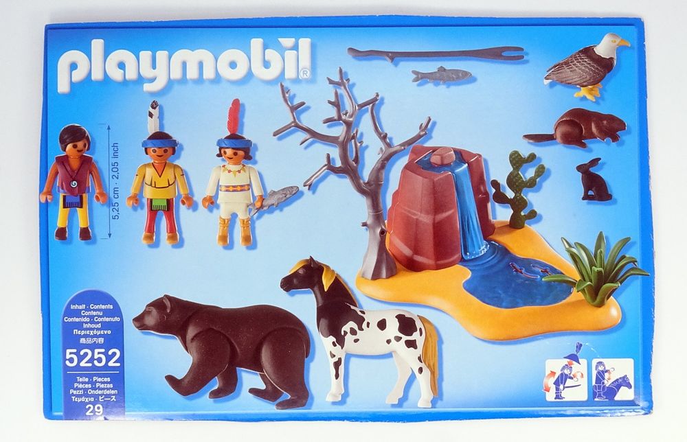 Playmobil 5252 Indianerkinder mit Tieren ( Yakari ) Kaufen auf Ricardo