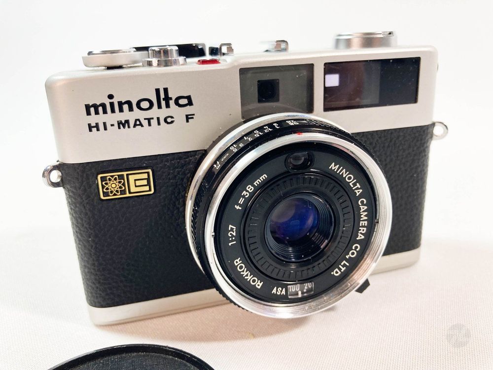 MINOLTA HI-MATIC F 35 mm Kleinbildkamera Foto-Kamera Vintage 1