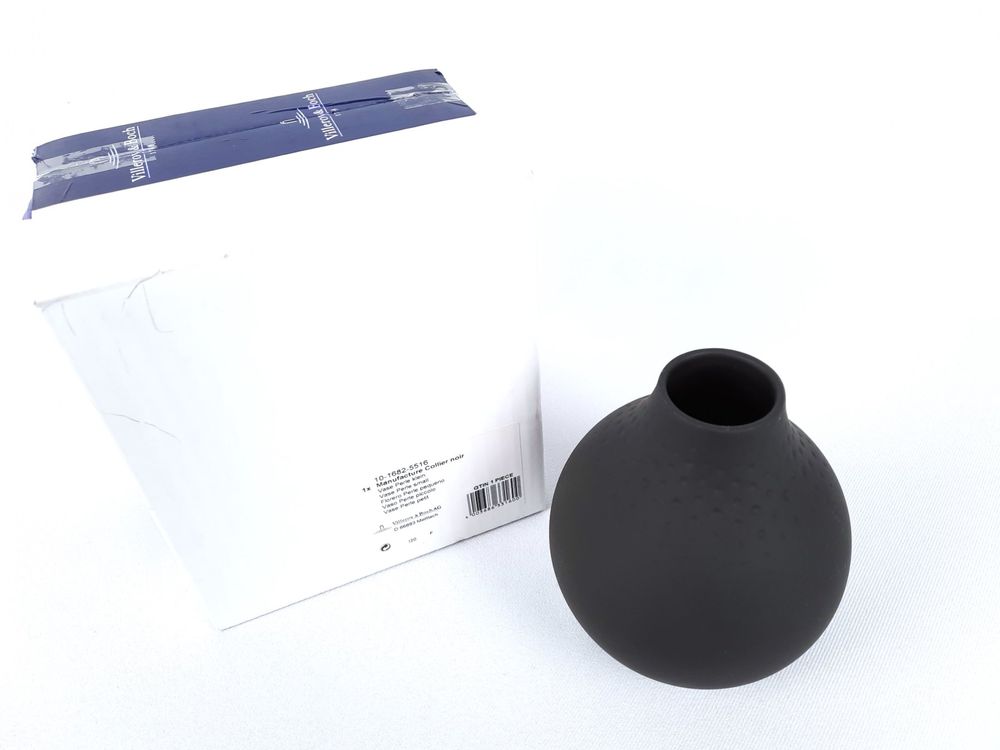 VILLEROY & BOCH Vase Perle klein schwarz Acheter sur Ricardo