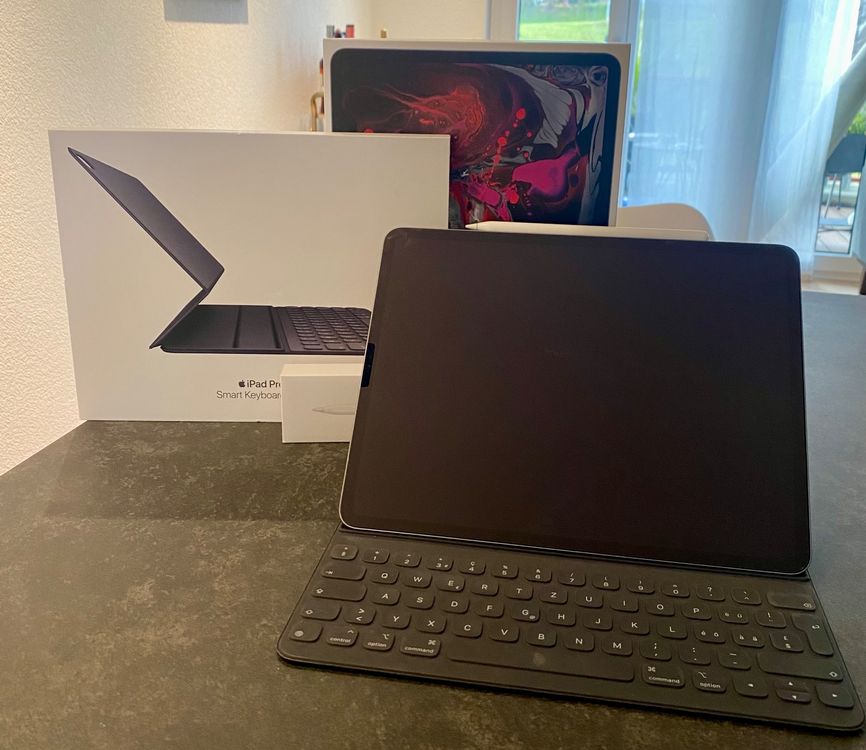 Apple iPad Pro 12.9, 3.Gen. inkl. Pencil 2.Gen. & Keyboard Kaufen auf