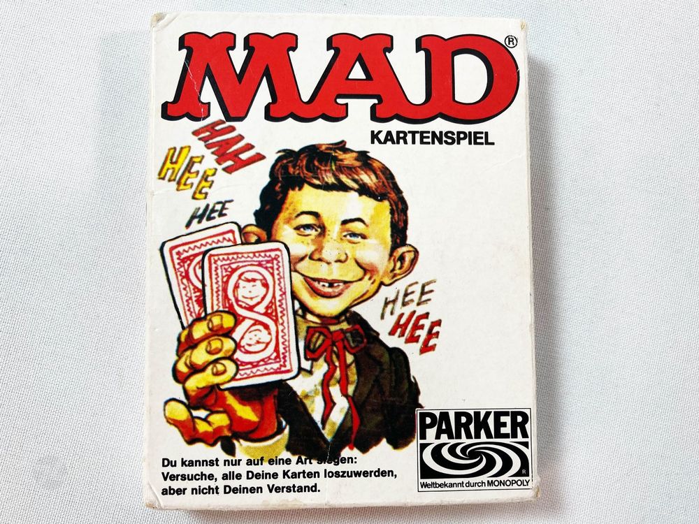 MAD Kartenspiel Spielkarten Set OVP Vintage 1980s Spiel 1
