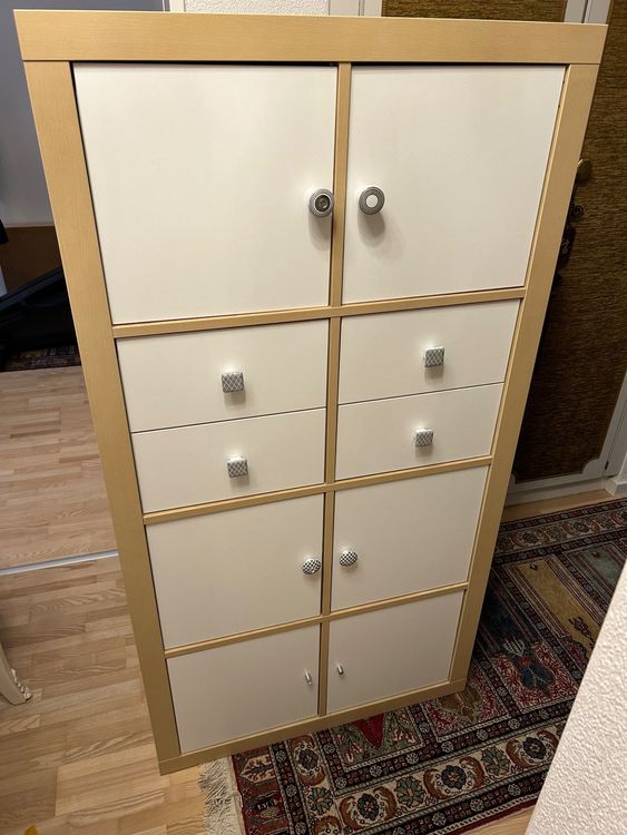 IKEA Kallax Regal mit Türen und Schubladen. 147*77cm. Kaufen auf Ricardo