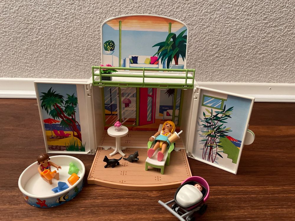 LUDI Pop-Up Strand Pool - Planschbecken Mit UV-Schutz Für Babys Ab 10 Monaten