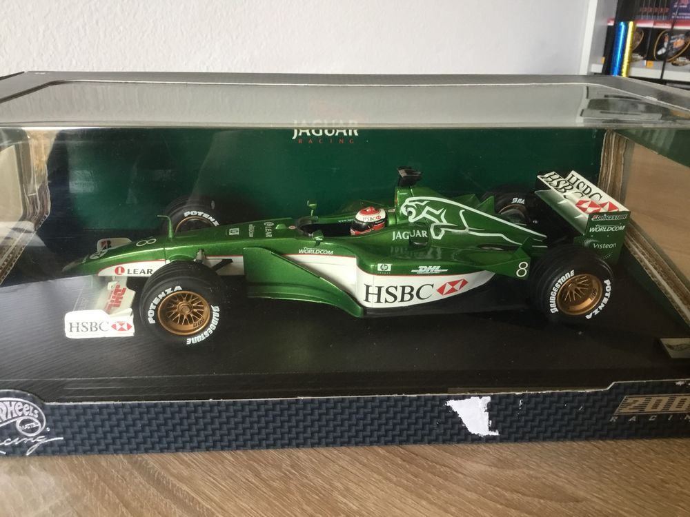 JAGUAR R1 HOT WHEELS F1 2000 Johnny Herbert Scale 1/18