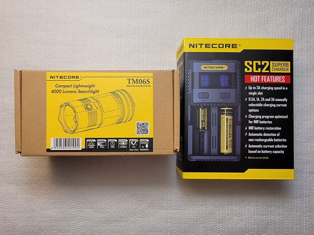 Nitecore Tiny Monster TM06 Taschenlampe 4000 Lumen/359 Meter | Acheter ...