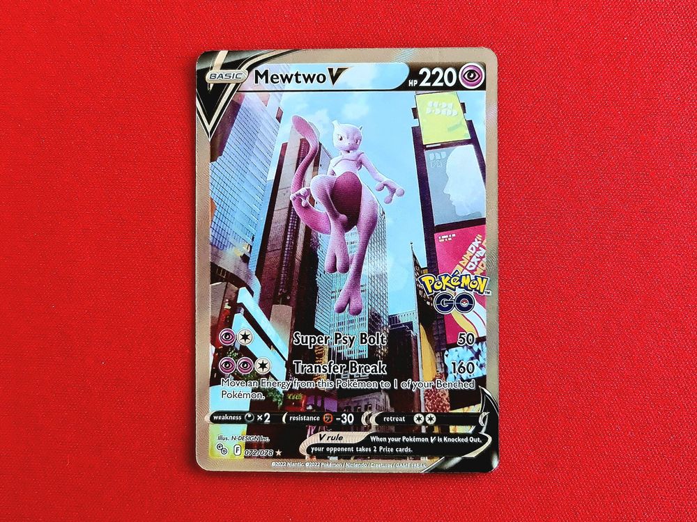 Mewtwo V Alt Art Pokemon GO EN (MINT) Kaufen auf Ricardo