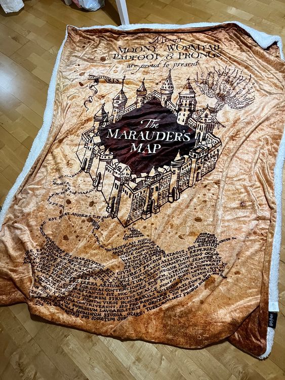 Harry Potter Karte des Rumtreibers, riesige Flauschdecke Kaufen auf