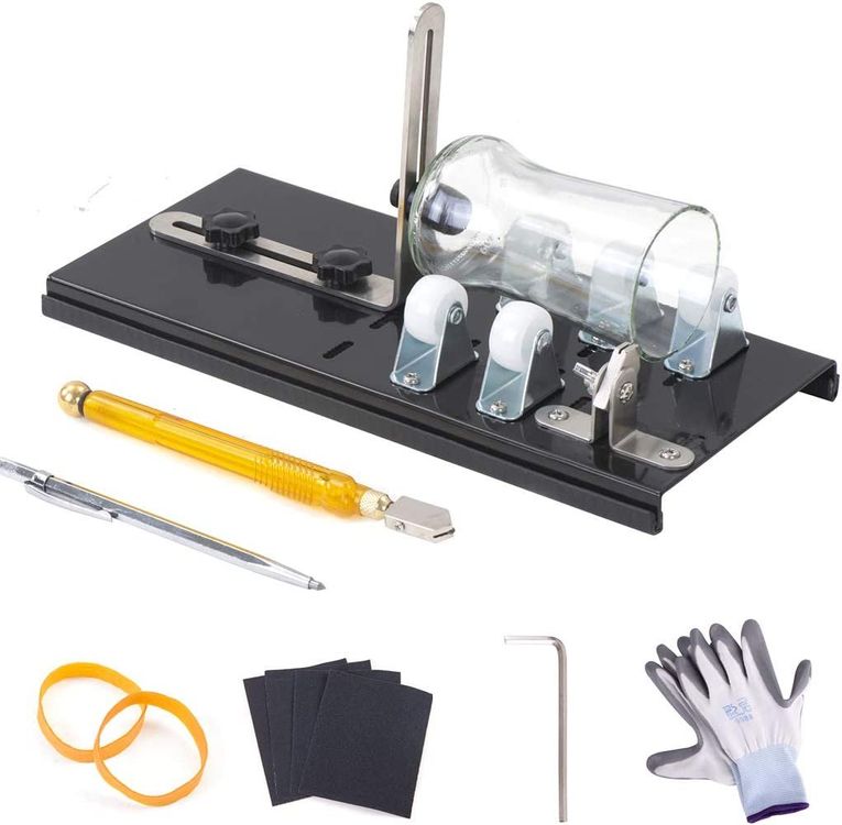 Glasschneider Mit 6 Rädern – Professionell Für Flaschen & Glas, 30 Mm, Mit Griff