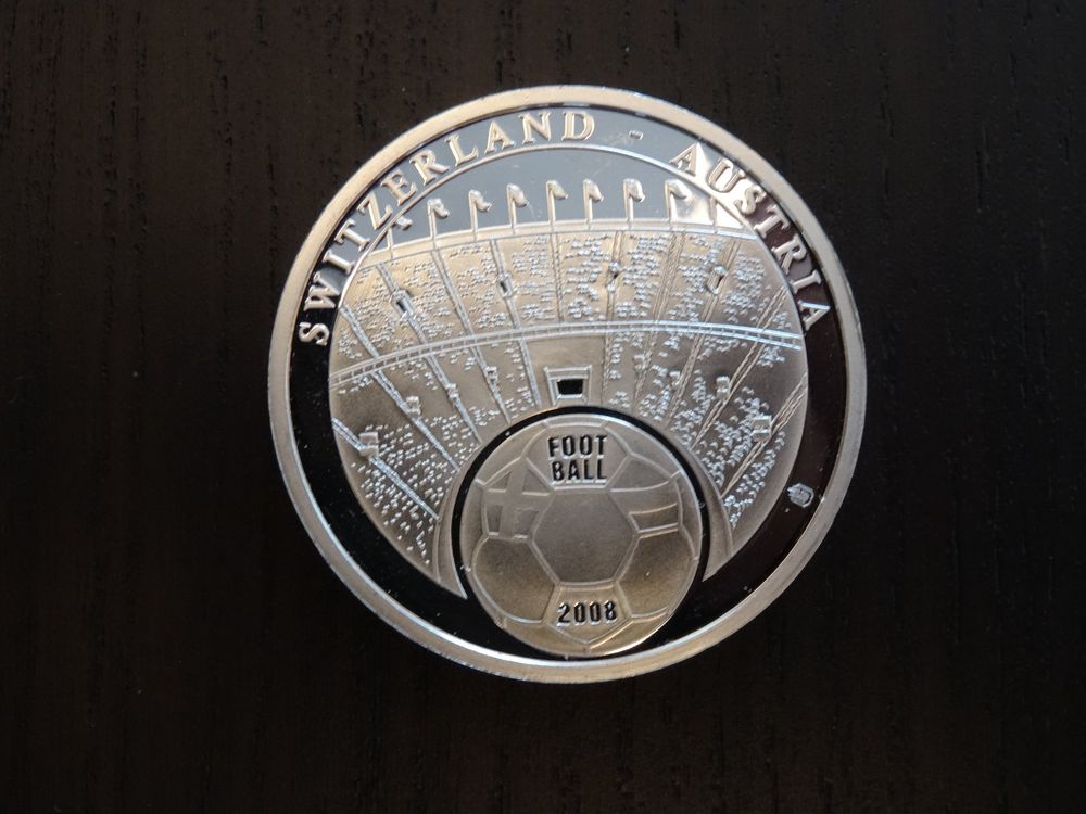 Medaille Fussball EM 2008 Kaufen auf Ricardo