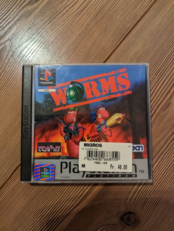worms sony playstation