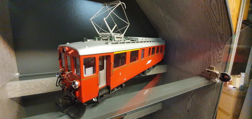 LGB: RHB TRIEBWAGEN ABe 4/4 34 ROT DIGITAL/SOUND | Acheter sur Ricardo