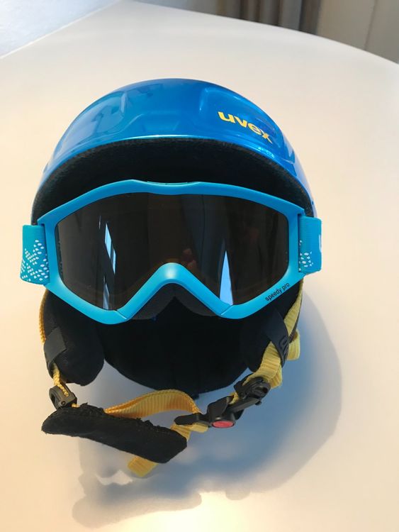 Kinder Skihelm mit Brille UVEX / 5155 cm Kaufen auf Ricardo