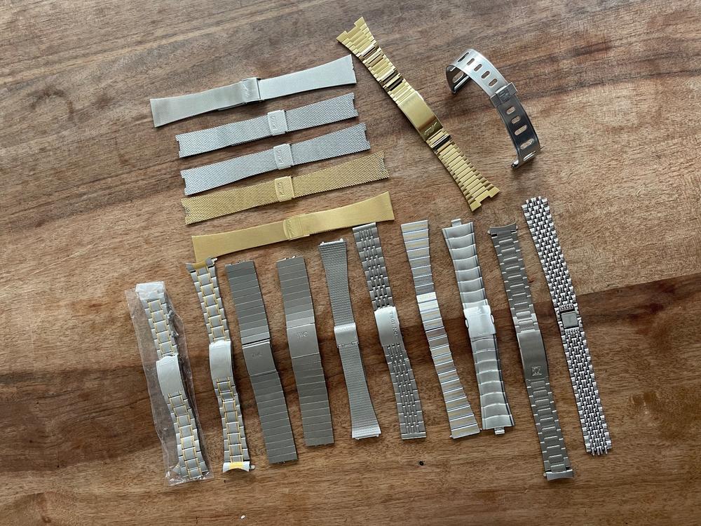 IWC, Mido, Technos, Tissot Stahlbänder NOS Kaufen auf Ricardo