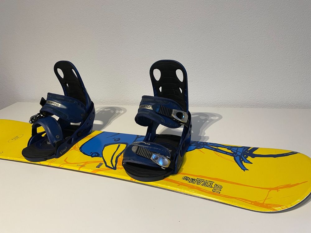 Snowboard Salomon 115cm mit Burton Bindung Kaufen auf Ricardo