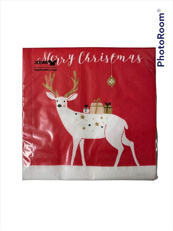 20 Servietten Weihnachten 'Kurrende' – 33 X 33 Cm, 3-lagig, Für Festliche Tischdekoration