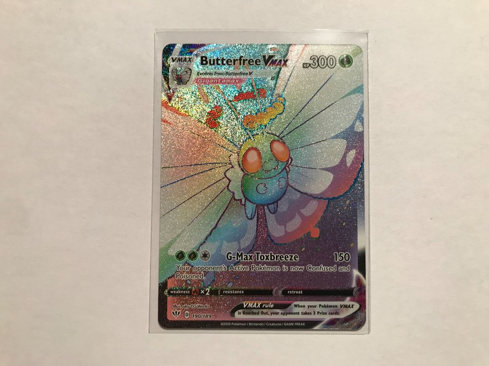 Butterfree Vmax Rainbow Darkness Ablaze EN Kaufen auf Ricardo