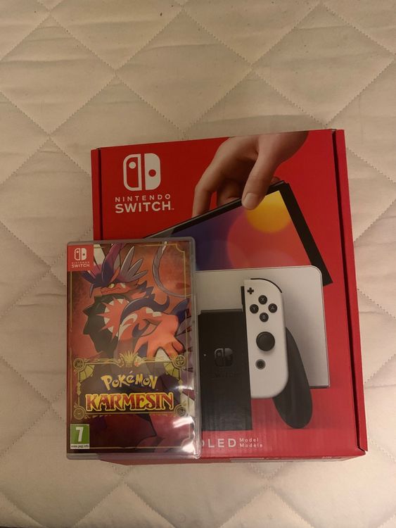 nintendo switch oled karmesin