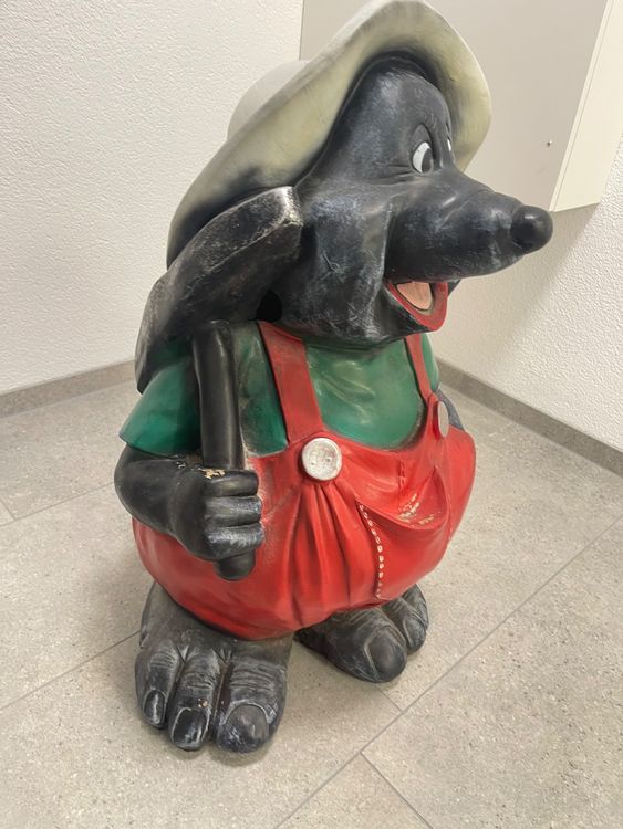 Maulwurf Figur für den Garten ca90cmHoch Kaufen auf Ricardo